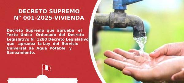 Decreto Supremo N° 001-2025-VIVIENDA